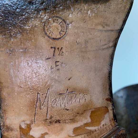 CLAUDE MONTANA Leather Shoes PARIS - Picture 6 of 7